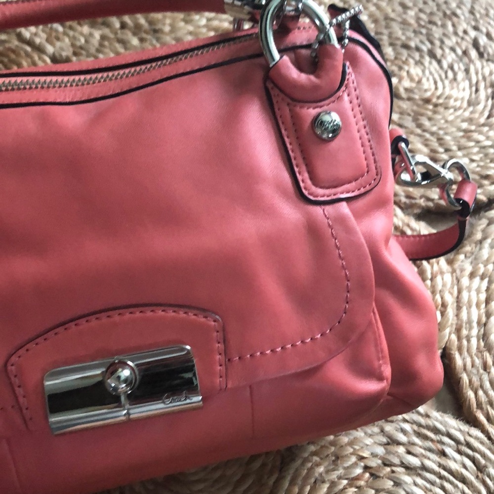 Coach leather purse